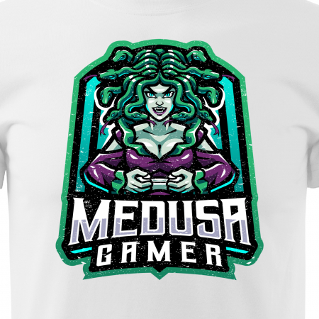 Tricou personalizat pentru gameri, cadoul perfect, Medusa Gamer [1]