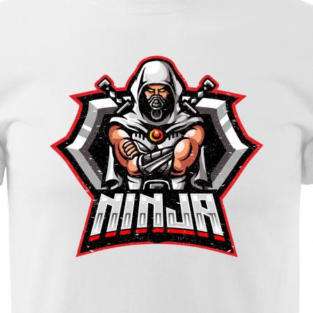 Tricou personalizat pentru gameri, cadoul perfect, Ninja Warrior Shield [1]