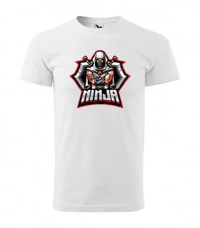 Tricouri gameri - Tricou personalizat pentru gameri, cadoul perfect, Ninja Warrior Shield