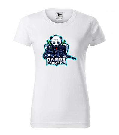 Tricouri gameri - Tricou personalizat pentru gameri, cadoul perfect, Panda Gangster