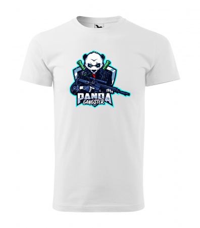 Tricouri gameri - Tricou personalizat pentru gameri, cadoul perfect, Panda Gangster