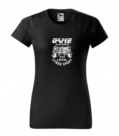 Tricouri gameri - Tricou personalizat pentru gameri, cadoul perfect, Play and Win - Cyber Sport