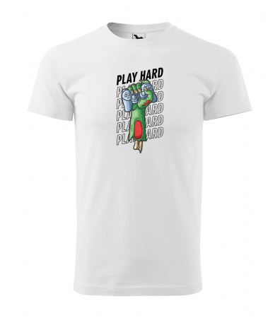 Tricouri gameri - Tricou personalizat pentru gameri, cadoul perfect, Play Hard Hand