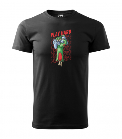 Tricouri gameri - Tricou personalizat pentru gameri, cadoul perfect, Play Hard Hand
