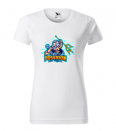 Tricouri gameri - Tricou personalizat pentru gameri, cadoul perfect, Poseidon God of Sea