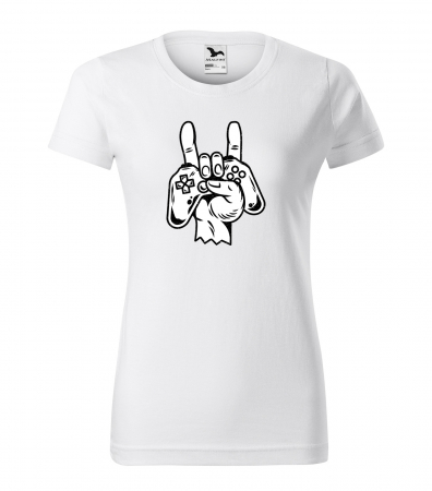 Tricouri gameri - Tricou personalizat pentru gameri, cadoul perfect, Raise Your Gaming Hand