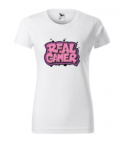 Tricouri gameri - Tricou personalizat pentru gameri, cadoul perfect, Real Gamer