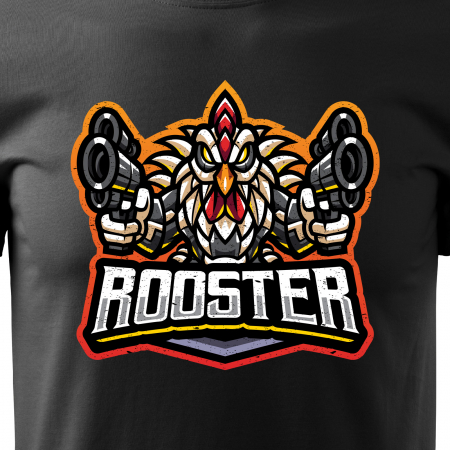 Tricou personalizat pentru gameri, cadoul perfect, Rooster Fighter [1]