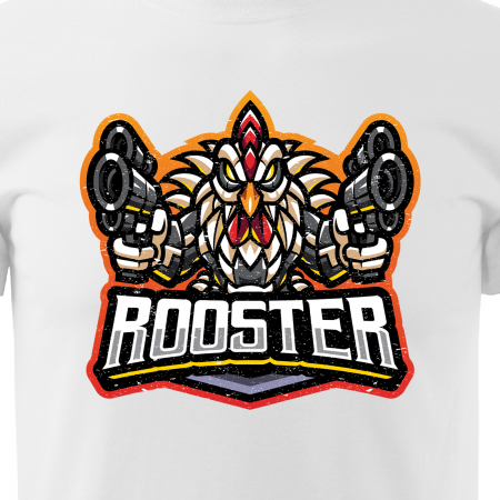 Tricou personalizat pentru gameri, cadoul perfect, Rooster Fighter [1]