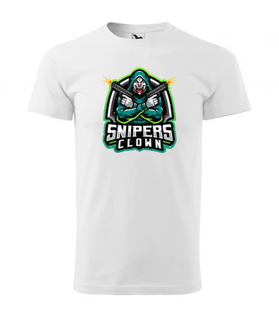 Tricouri gameri - Tricou personalizat pentru gameri, cadoul perfect, Sniper Clowns
