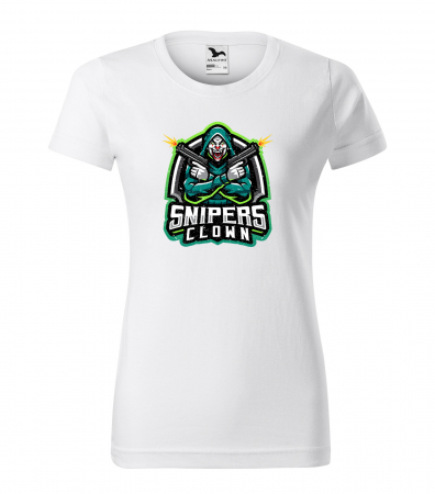 Tricouri gameri - Tricou personalizat pentru gameri, cadoul perfect, Sniper Clowns