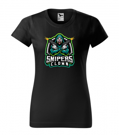 Tricouri gameri - Tricou personalizat pentru gameri, cadoul perfect, Sniper Clowns