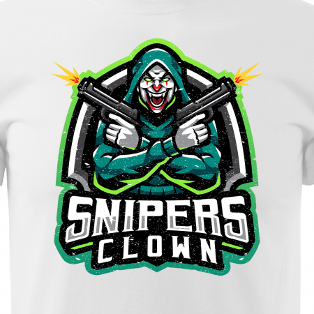 Tricou personalizat pentru gameri, cadoul perfect, Sniper Clowns [1]