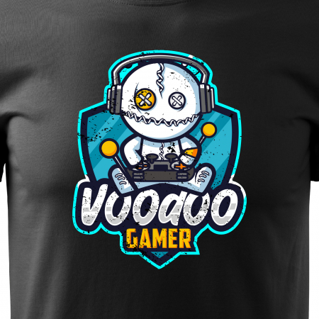 Tricou personalizat pentru gameri, cadoul perfect, Voodoo Gamer [1]