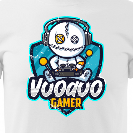 Tricou personalizat pentru gameri, cadoul perfect, Voodoo Gamer [1]