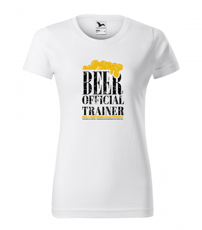 Mesaje petrecere - Tricou personalizat pentru petrecareti, cadoul perfect, Beer Official Trainer