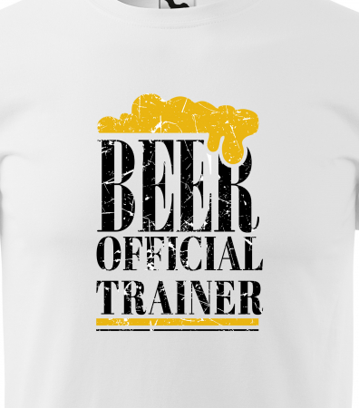 Tricou personalizat pentru petrecareti, cadoul perfect, Beer Official Trainer [1]