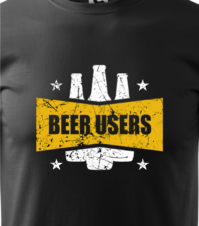 Tricou personalizat pentru petrecareti, cadoul perfect, Beer Users [1]