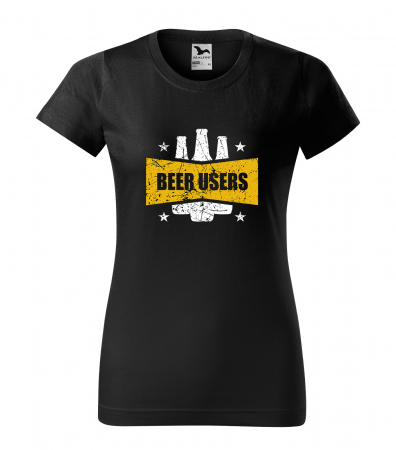 Mesaje petrecere - Tricou personalizat pentru petrecareti, cadoul perfect, Beer Users