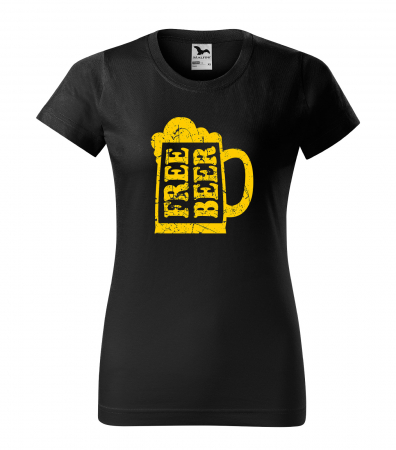 Mesaje petrecere - Tricou personalizat pentru petrecareti, cadoul perfect, Free Beer