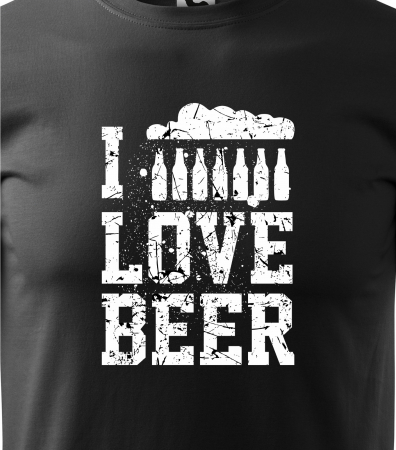 Tricou personalizat pentru petrecareti, cadoul perfect, I Love Beer [1]
