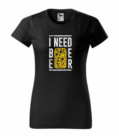 Mesaje petrecere - Tricou personalizat pentru petrecareti, cadoul perfect, I Need More Beer