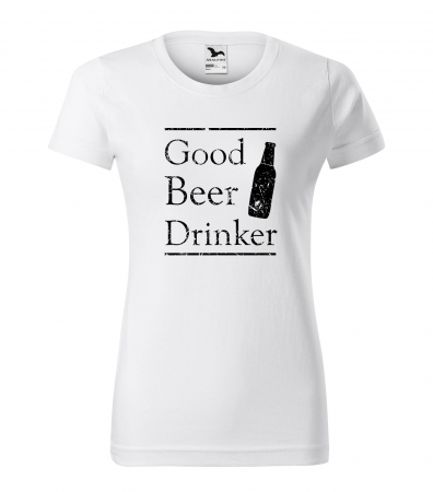 Mesaje petrecere - Tricou personalizat pentru petrecareti, cadoul perfect, Im a Good Beer Drinker