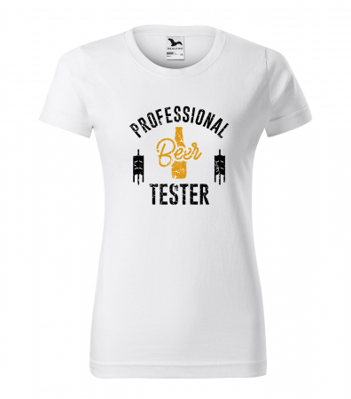 Tricouri cu mesaj - Tricou personalizat pentru petrecareti, cadoul perfect, Professional Beer Tester