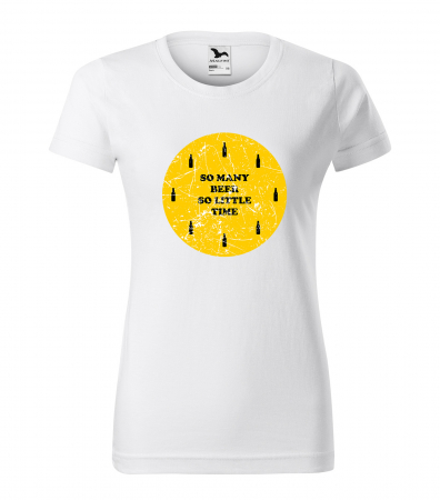 Tricouri cu mesaj - Tricou personalizat pentru petrecareti, cadoul perfect, So Many Beers, So Little Time