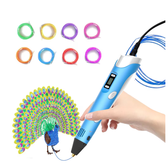 Creion 3D cu 3 culori si afisaj digital [6]