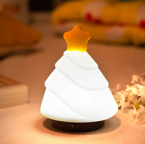 Lampa de veghe bradut DDOLI®, silicon fara BPA, incarcare USB, portabila [2]