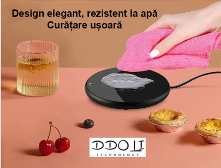 Suport bauturi cu mentinere temperatura 55 grade, USB [6]