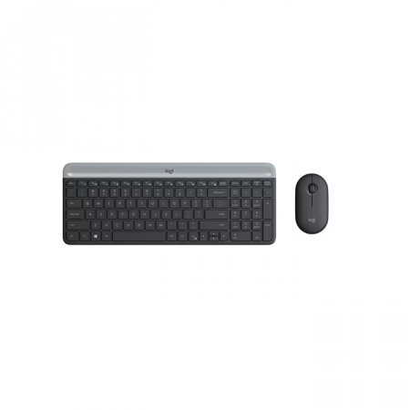 CADOURI - Kit tastatura si mouse Wireless LOGITECH MK470 Slim, USB, Layout US INT