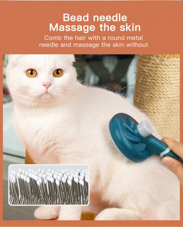 Perie de par cu autocuratare pentru caini sau pisici [2]