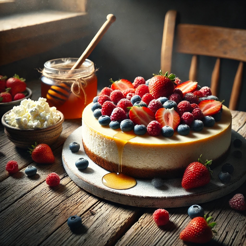Rețetă cheescake cu brânză de vaci