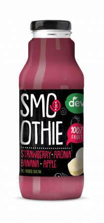 SMOOTHIE - Smoothie căpșuni, aronia, banane, măr