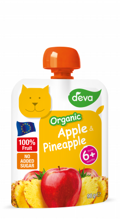 Bebelusi si copii pana la 3 ani - Gustare BIO mar si ananas 90g