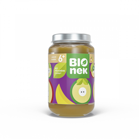 Bebelusi si copii pana la 3 ani - Piure BIOnek banana si mar