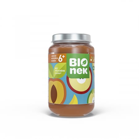 Bebelusi si copii pana la 3 ani - Piure BIOnek caisa, mar si banana