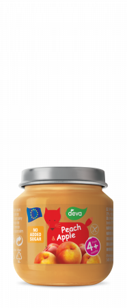 Piureuri bebelusi de la 6 luni - Piure cu piersica, banana si mar