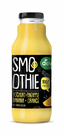 SMOOTHIE - Smoothie ananas, portocala, iaurt si banana 300 ml