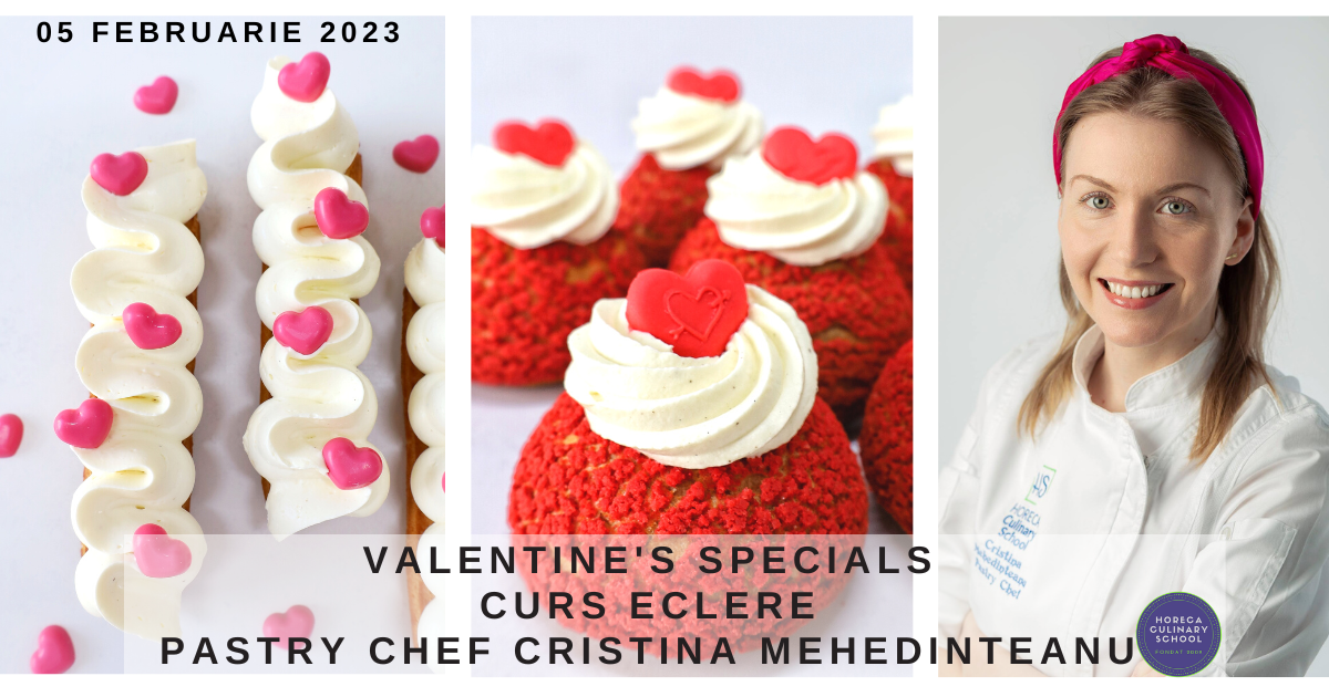 Curs Eclere Moderne - Pastry Chef Cristina Mehedinteanu - 05 Feb. 2023, Bucuresti