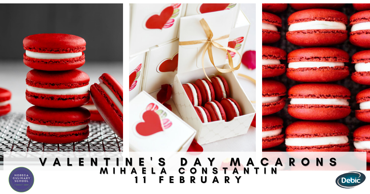 Curs de Macarons Valentine's Specials - 11 Feb. 2023, Bucuresti