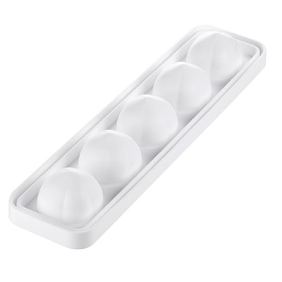 Aluna/Nuca Cocos 3D, Ø5.9xH6.2 cm - Forma Silicon Monoportii, 5 cavitati [6]