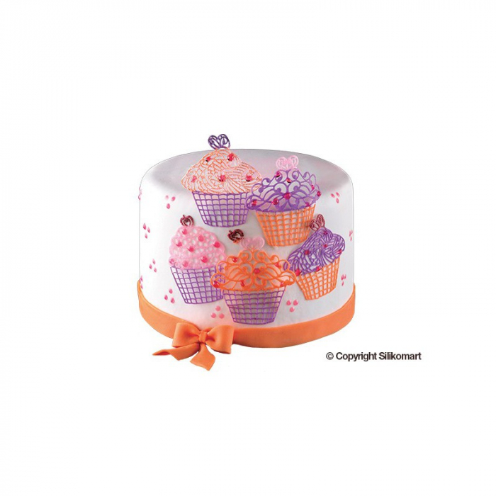 Banda Silicon Dantela Cupcakes 40 x 8 x H 0.18 cm [2]