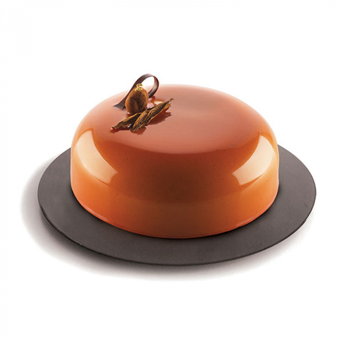 Baza Plastic Prezentare Torturi, Model Rotund Negru Ø 16.5 x H 0.7 cm, Set 10 Buc [2]