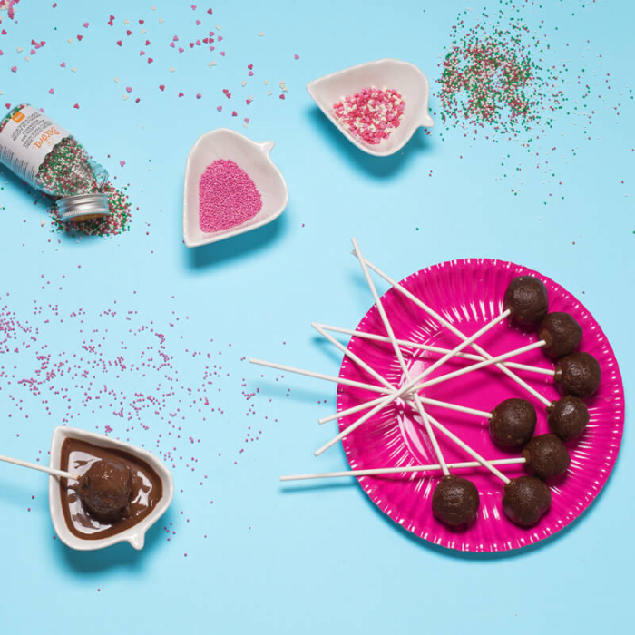 Betisoare LolliPops / CakePops, Hartie Termorezistenta, Ø 0.4 x L 15.2 cm, Set 25 Buc [4]