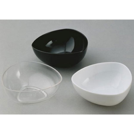 Boluri Mici Ø 7.5 x H 3 cm, Plastic Transparent, Set 100 Buc [2]