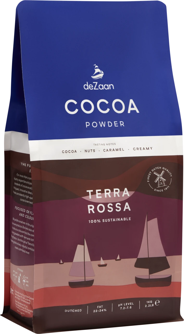Cacao Pudra Alcalinizata 22-24% Terra Rossa, 1 Kg, deZaan [1]