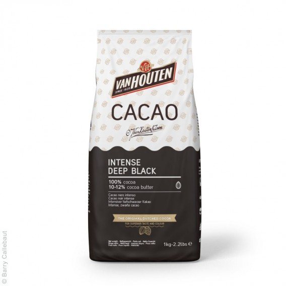 Cacao pudra Negru Intens, 1 Kg, Intense Deep Black, Van Houten [1]